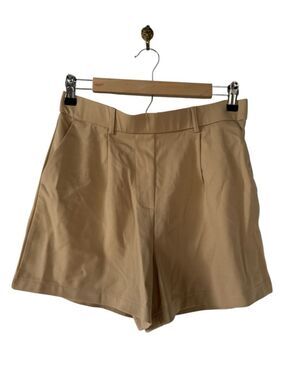 OGL Tan High-Waist Tailored Women's Shorts NWT